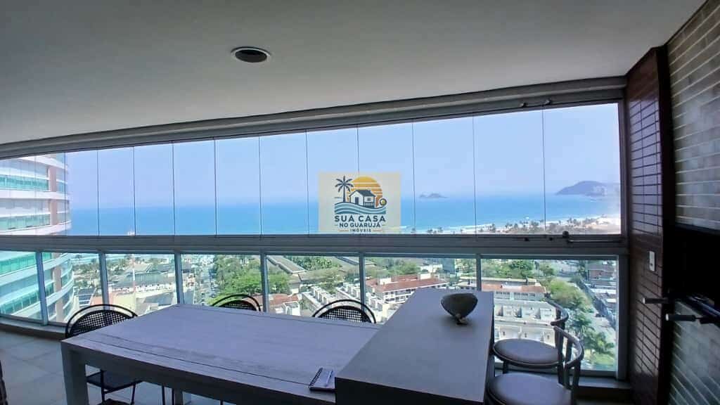 Apartamento à Venda 3 Quartos (1 Suítes) 94m² | Vista Mar | Varanda Gourmet | Varandas di Fiori | Praia da Enseada, Guarujá